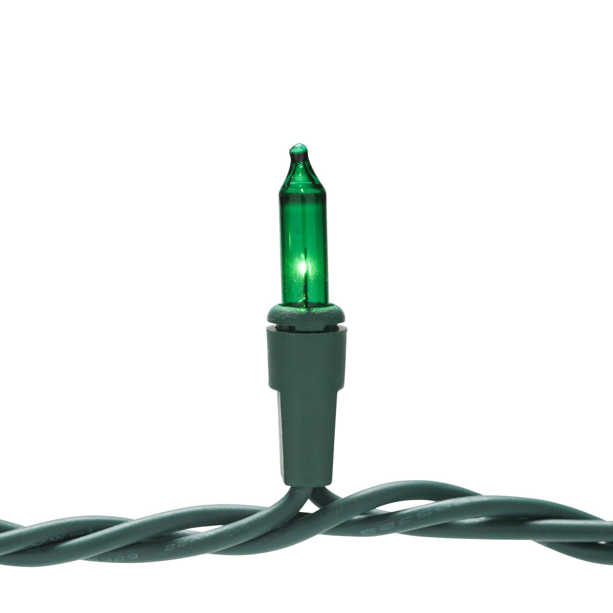 GE String-A-Long 100-Count 20.6-ft Green Incandescent Plug-In Christmas String Lights