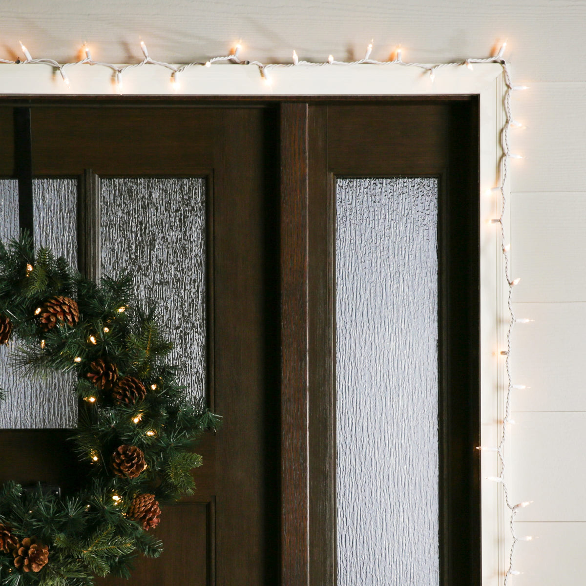 GE String A Long 100-Count 20.6-ft Clear White Incandescent Plug-In Christmas String Lights