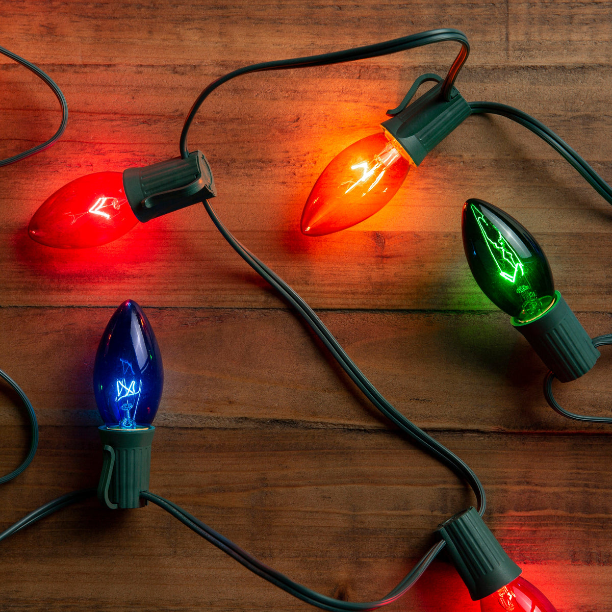 GE String-A-Long 25-Count 16-ft Multicolor Incandescent Plug-In Christmas String Lights