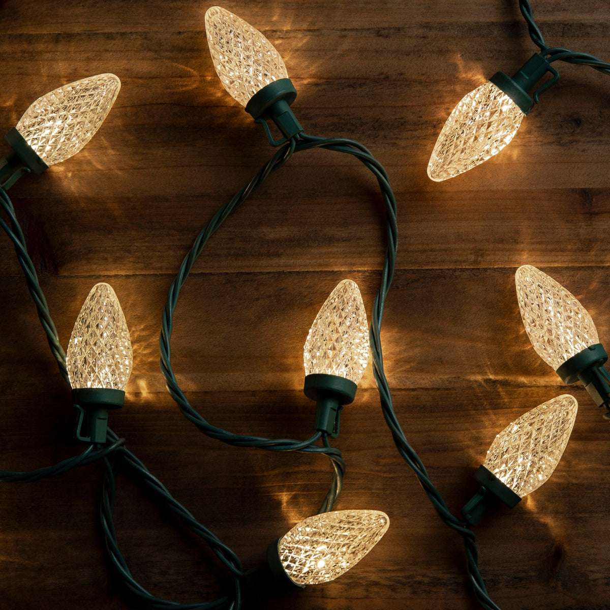 GE Color Choice 50-Count 32.6-ft Multi-function Multicolor LED Plug-In Christmas String Lights
