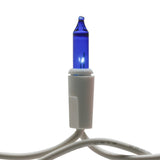 GE String-A-Long 300-Count Blue Incandescent Icicle Christmas Lights, Constant-On, Plug-In, White Wire, 13.2-ft Lighted Length