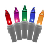GE String-A-Long 300-Count Constant Multicolor Mini Incandescent Plug-In Christmas Icicle Lights