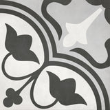 Satori Nouveau Flora Deco 8-in x 8-in Matte Porcelain Encaustic Floor and Wall Tile (0.43-sq. ft/ Piece)