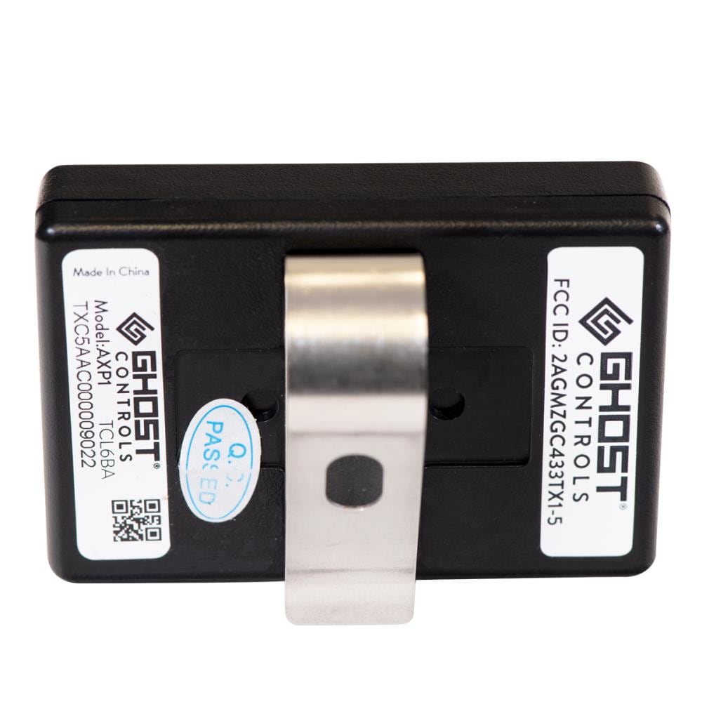 Ghost Controls Standard 3 Button Transmitter - Long Range Remote for Driveway Gate Opener - Battery Included - Control up to 2 Gate Systems