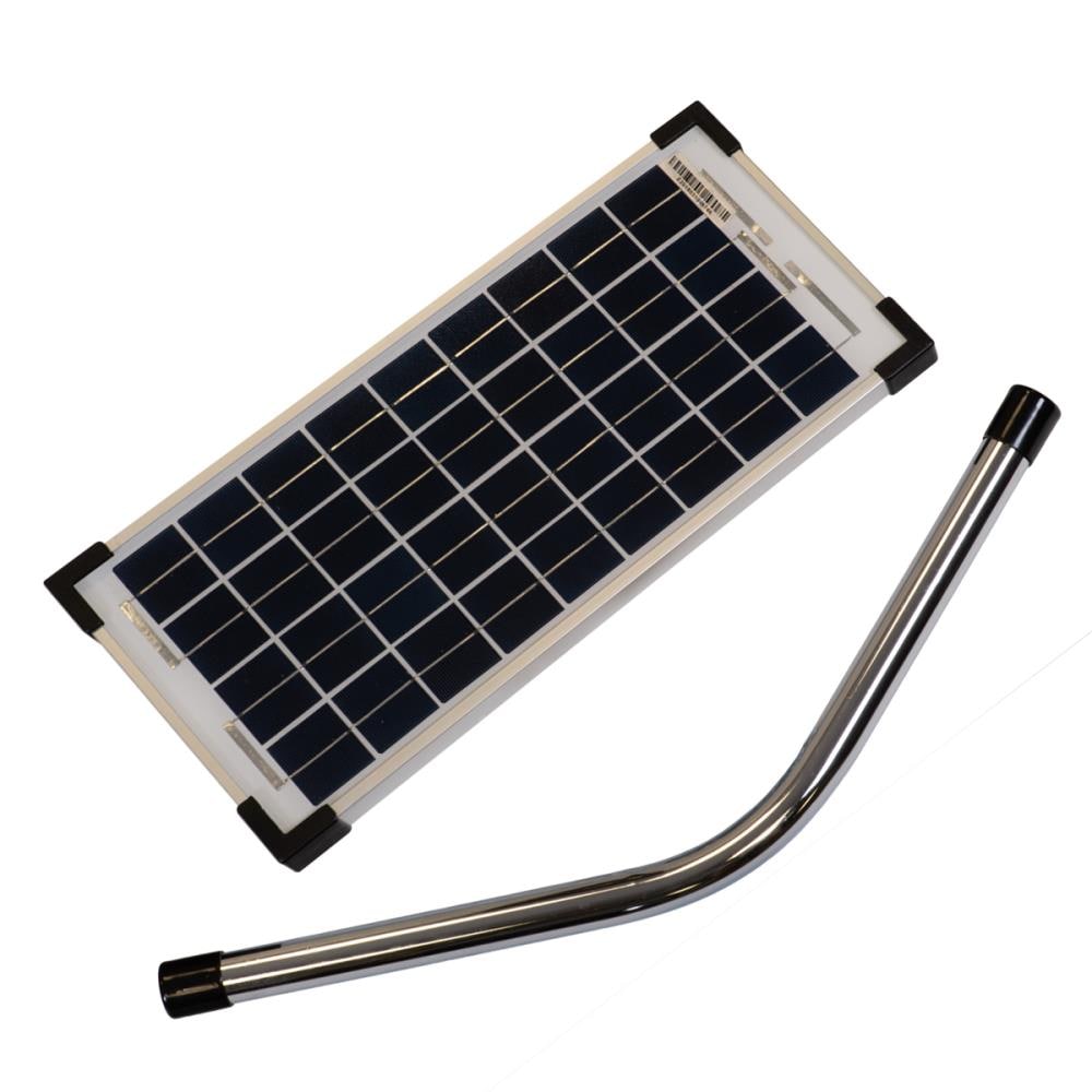 Ghost Controls 10 W Solar Panel Charging Kit for Remote Gate Opener Installation