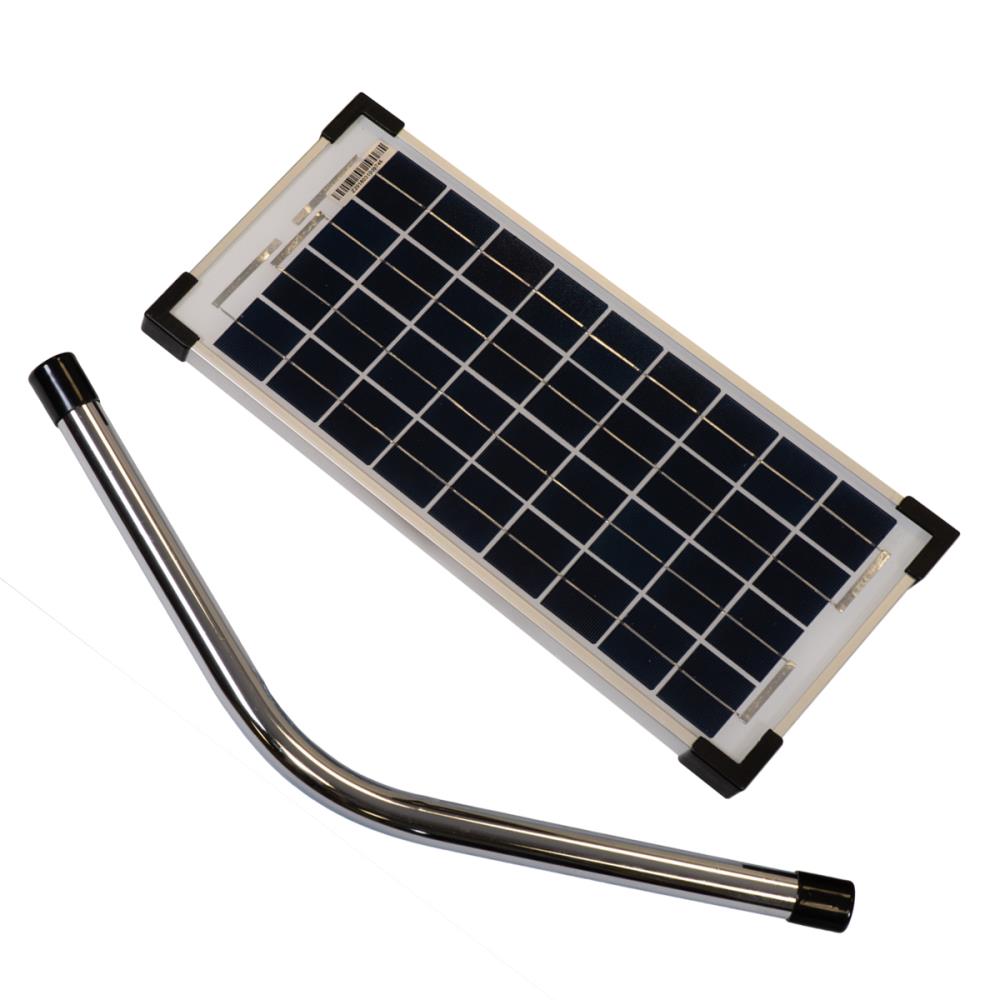 Ghost Controls 10 W Solar Panel Charging Kit for Remote Gate Opener Installation