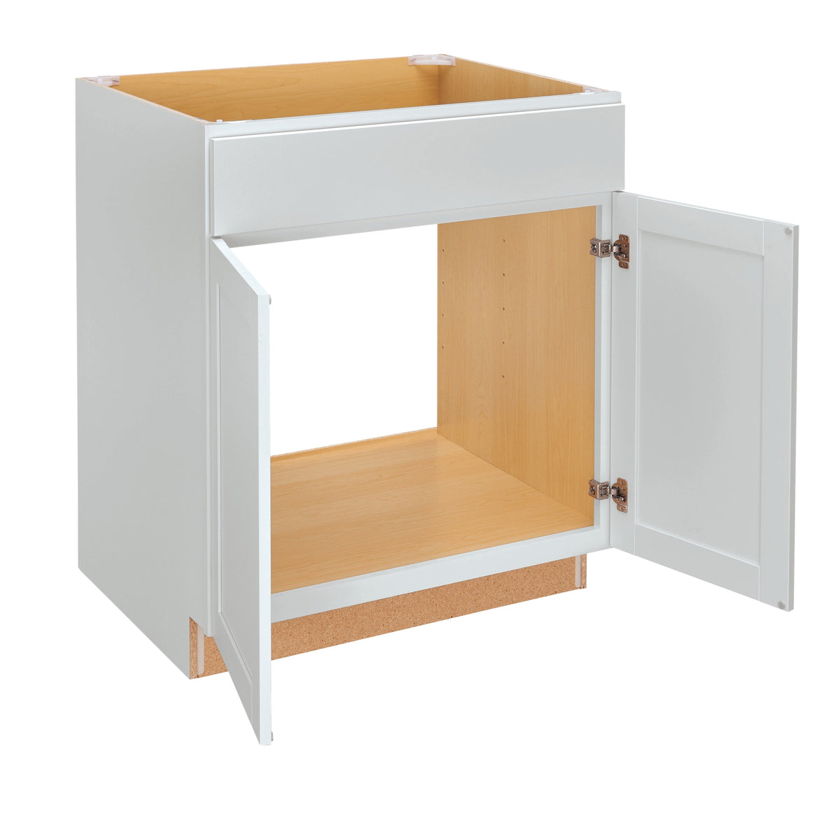Diamond NOW Arcadia 30-in W x 35-in H x 23.75-in D White Sink Base Fully Assembled Cabinet (Recessed Panel Shaker Style)