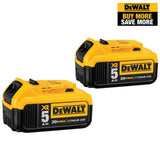 20-Volt MAX XR Premium Lithium-Ion 5.0Ah Battery Pack (6-Pack)