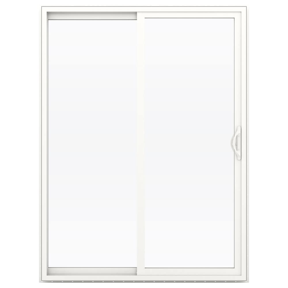 JELD-WEN 60-in x 80-in Vinyl Sliding, Universal reversible – product-only view