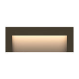 Taper Low-Voltage Satin White Integrated LED Horizontal Stair Light - Super Arbor