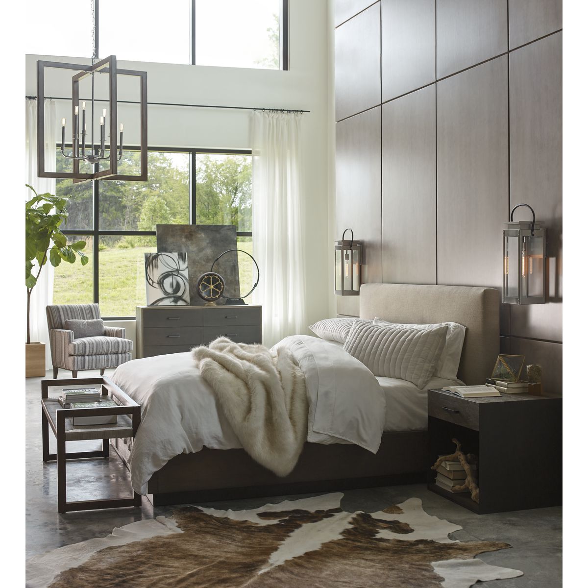 Progress Lighting Turnbury 8-Light Gray Rustic Chandelier