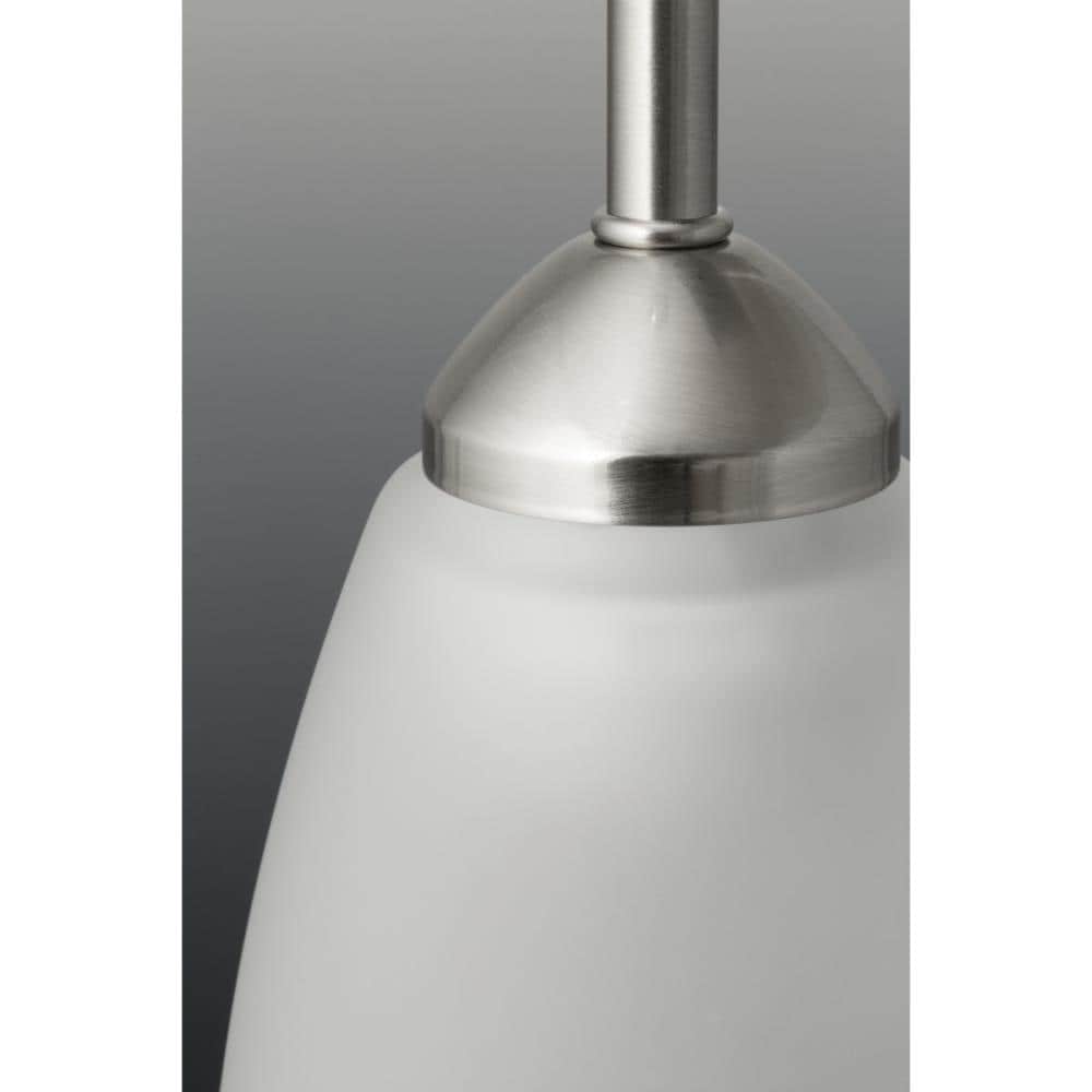 Progress Lighting Gather 3-Light Brushed Nickel Transitional Chandelier