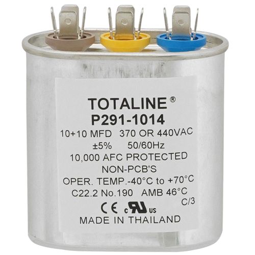 Heil Quaker (ICP) 1191011 capacitor - front view (Product Type: Capacitor; Voltage: 440v)