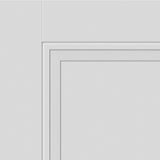 Masonite Livingston 24-in x 80-in Primed 3-Panel Square Molded Composite Bifold Door, Hollow Core (Hardware Included)