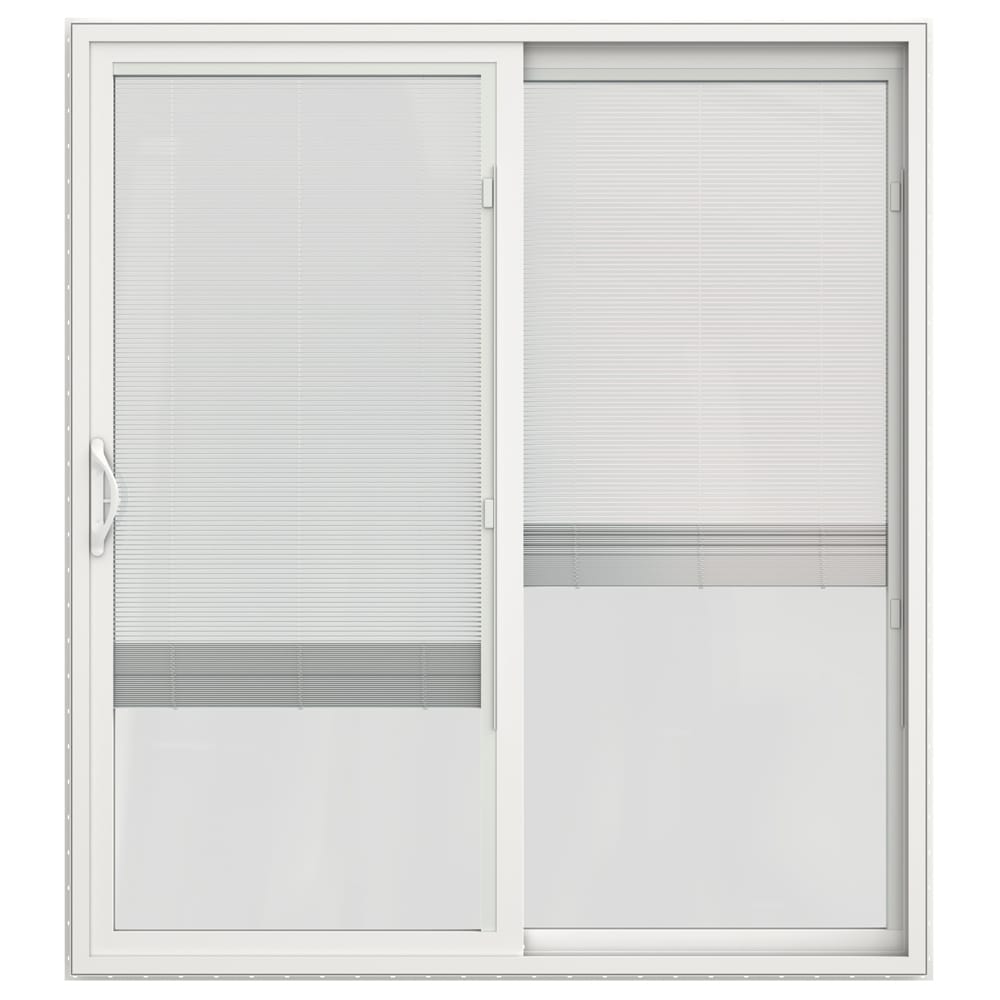 JELD-WEN 72-in x 80-in Vinyl Sliding, Right-hand sliding – primary product view