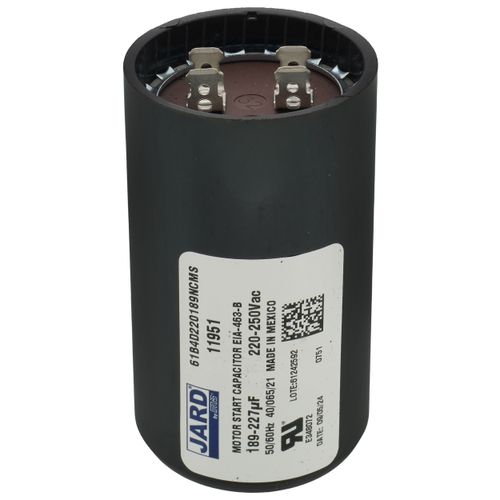 Jard 11951 capacitor - front view (Type: Capacitor; Voltage: 220/250V)