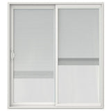 JELD-WEN 60-in x 80-in Vinyl Sliding, Left-hand sliding – primary product view