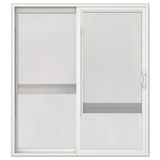 JELD-WEN 60-in x 80-in Vinyl Sliding, Left-hand sliding – additional view 2