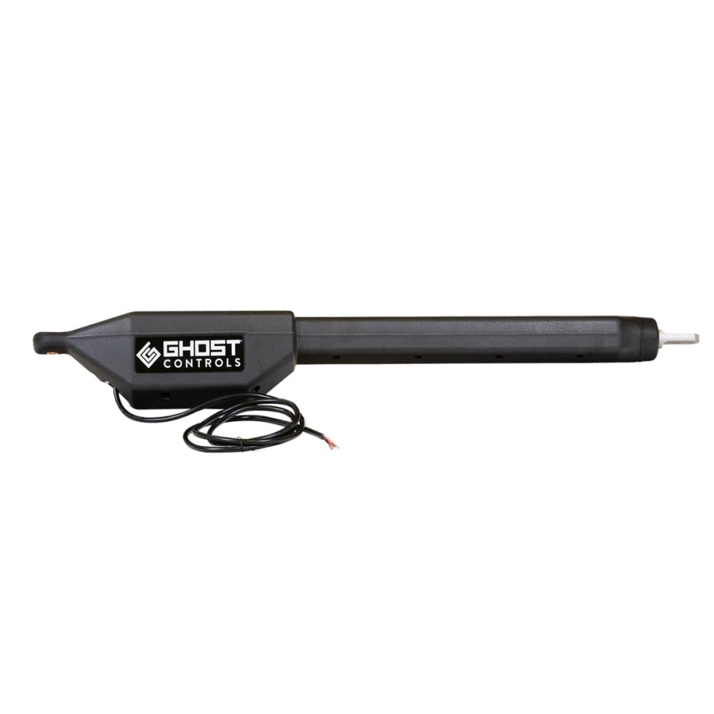 Ghost Controls 20-ft Dual Swing Decorative Steel Battery Driveway Gate Opener Kit (Solar Compatible)