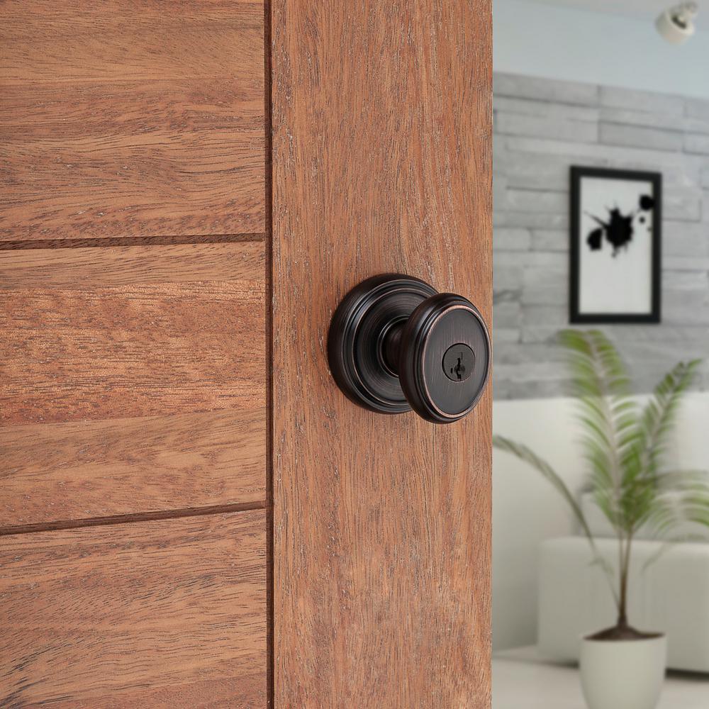Prestige Carnaby Venetian Bronze Entry Door Knob Featuring SmartKey Security - Super Arbor