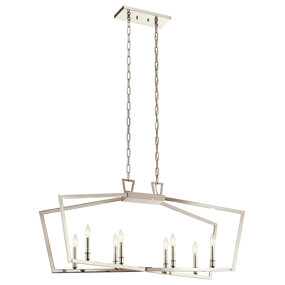 Kichler Abbotswell 8-Light Polished Nickel Traditional Chandelier