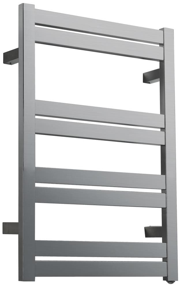 ANZZI Brushed Nickel Plug-In Wall Mount Towel Warmer, 20.47-in W x 27.55-in H