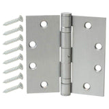 4-1/2 in. x 4-1/2 in. Satin Chrome Ball Bearing Door Hinge