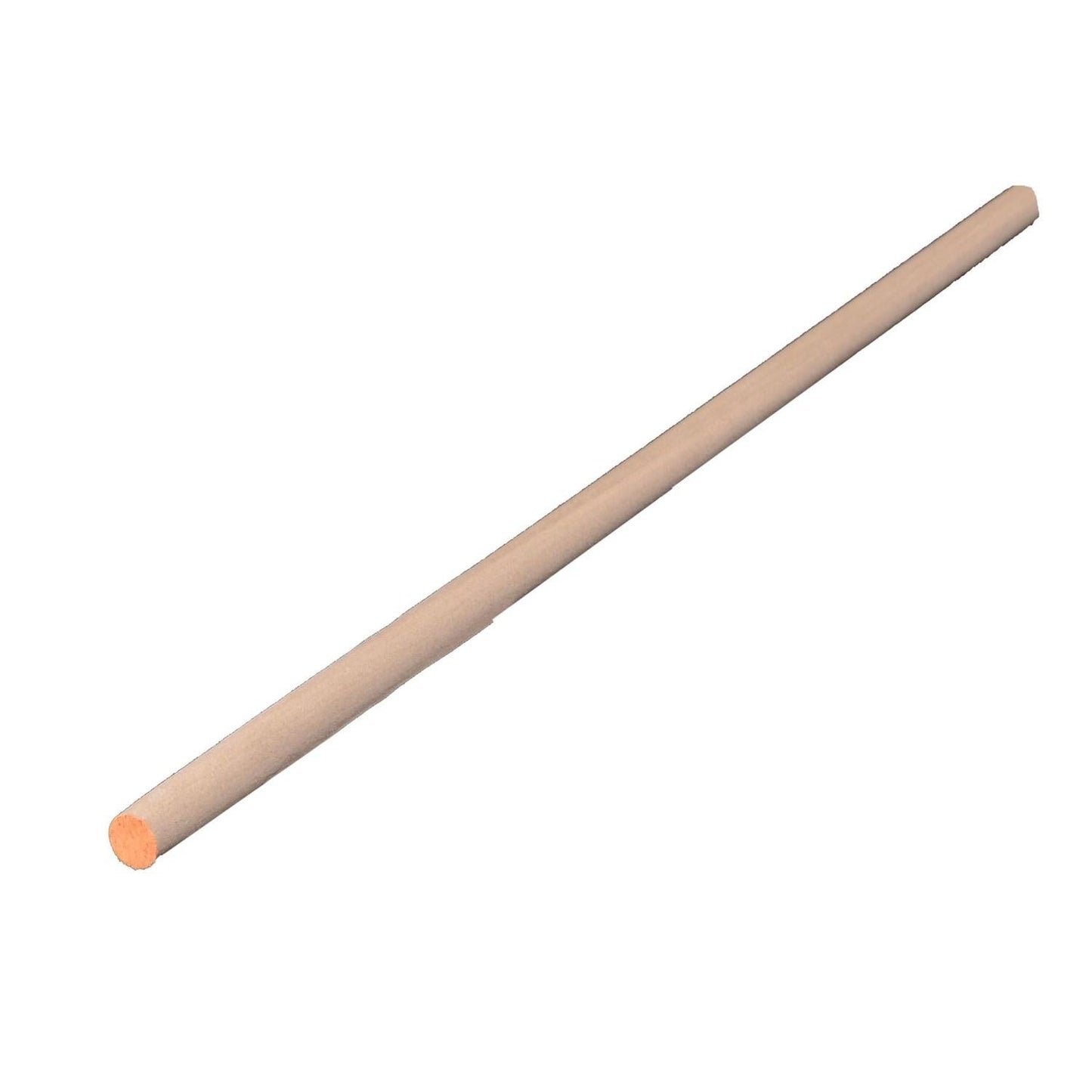 Alexandria Moulding Round Ramin Hardwood Dowel, 3/8 in. Diameter x 48 in. Length, Orange Tip, 1-Pack