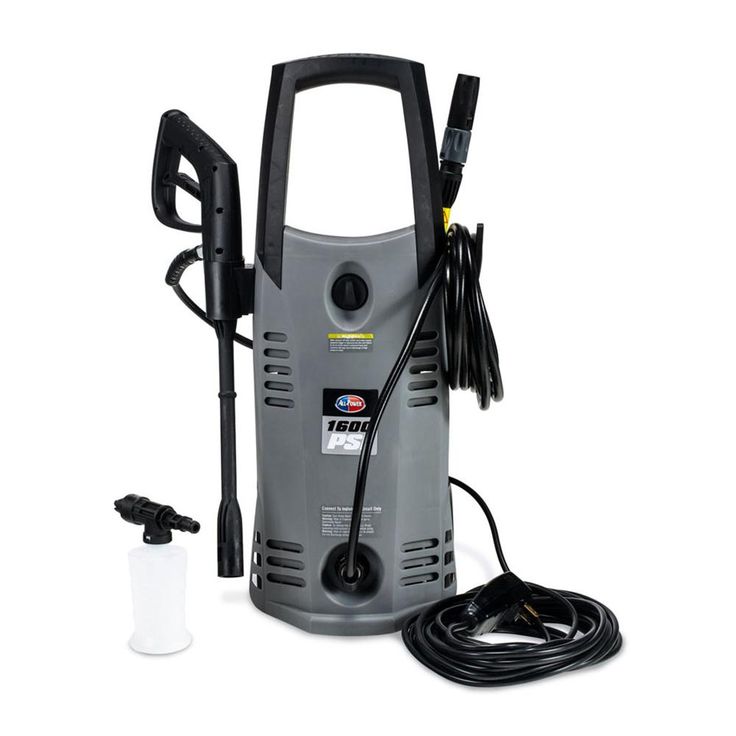 All Power 1600 PSI 1.6 GPM Electric Pressure Washer with Hose Reel for House, Garage, Vehicle and Outdoor Cleaning