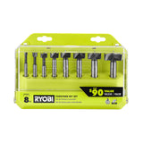 RYOBI Forstner Bit Set (8-Piece)