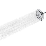 Recharge 6-Spray 9.1 in. Single Wall Mount Fixed Shower Head in Polished Chrome - Super Arbor