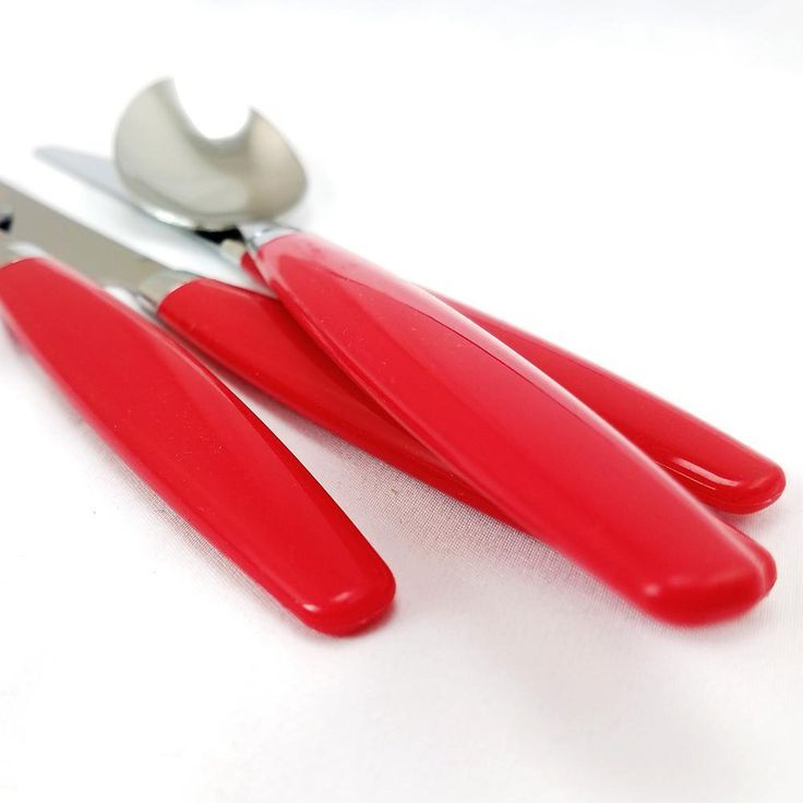 Palmdale 12-Piece Red Flatware Set (Service for 4)
