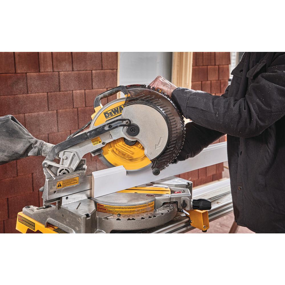 15 Amp Corded 10 in. Compound Single Bevel Miter Saw - Super Arbor