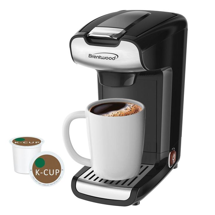 1.25-Cup Black K-Cup Single Serve Coffee Maker