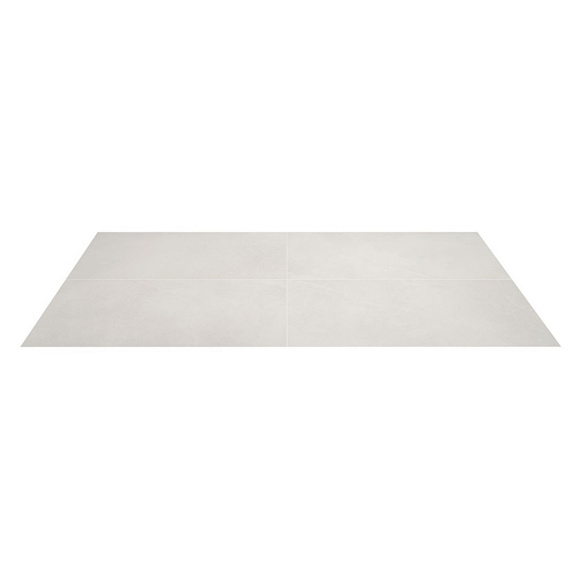 Lux Tile New Rock Perla White Matte Porcelain Tile 24x48