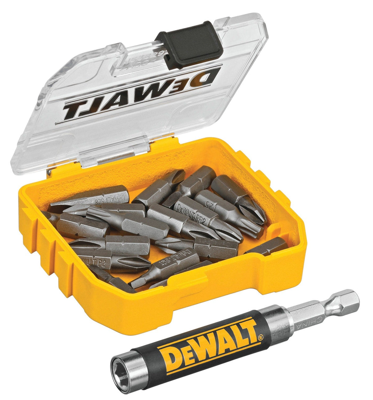 DEWALT 18-Pack 1-in Magnetic Screwdriving Bit Drive Guide Set