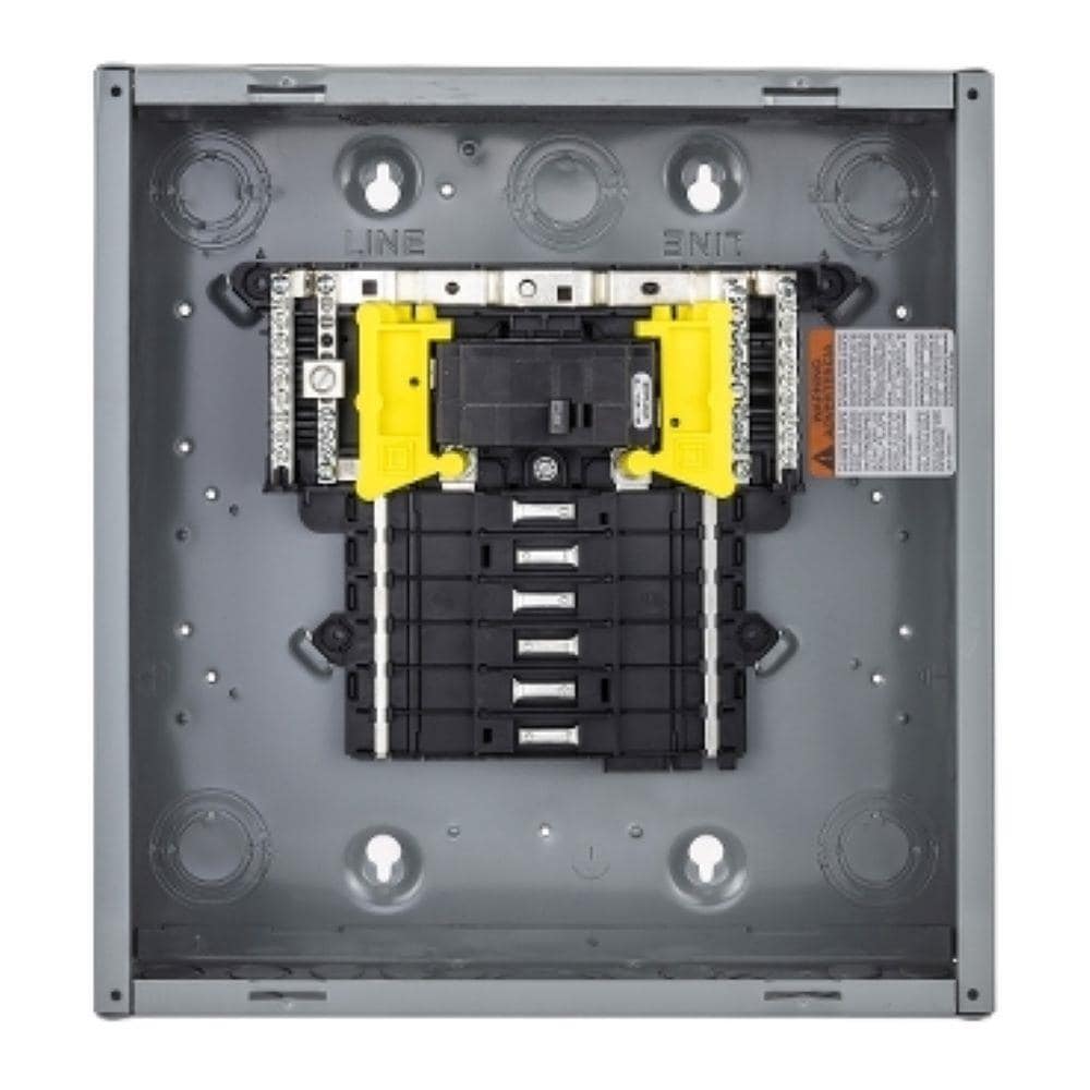 Square D QO 100-Amp 12-space load center - front view
