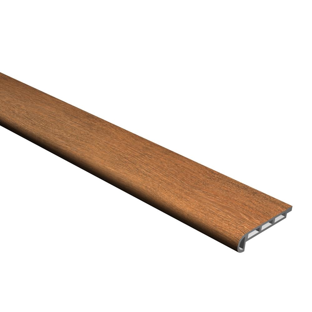 Cali Bamboo Vinyl Pro Classic 2.07-in x 72.83-in Saddlewood Prefinished Stair Nosing