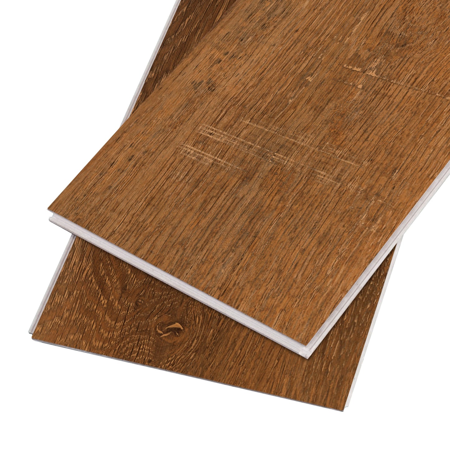 CALI Vinyl Pro Classic Saddlewood 7-in W x 48-in L x 5.5-mm Waterproof Interlocking Luxury Vinyl Plank Flooring (23.77-sq ft/Carton)