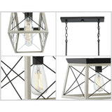 Progress Lighting Briarwood 5-Light Gray Farmhouse Chandelier