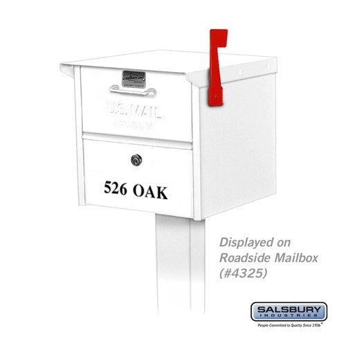 Custom Numbers and Letters - Horizontal White Vinyl 1 Inch High