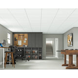 Armstrong Ceilings 2-ft x 2-ft Easy Elegance White PVC Drop Ceiling Tile (1-Pack, 4-sq ft / Case)