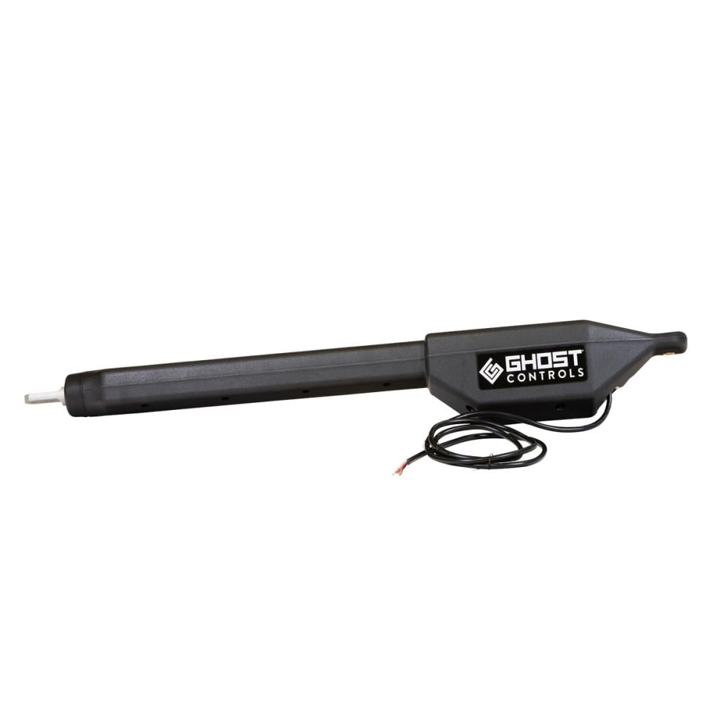 Ghost Controls 20-ft Dual Swing Decorative Steel Battery Driveway Gate Opener Kit (Solar Compatible)