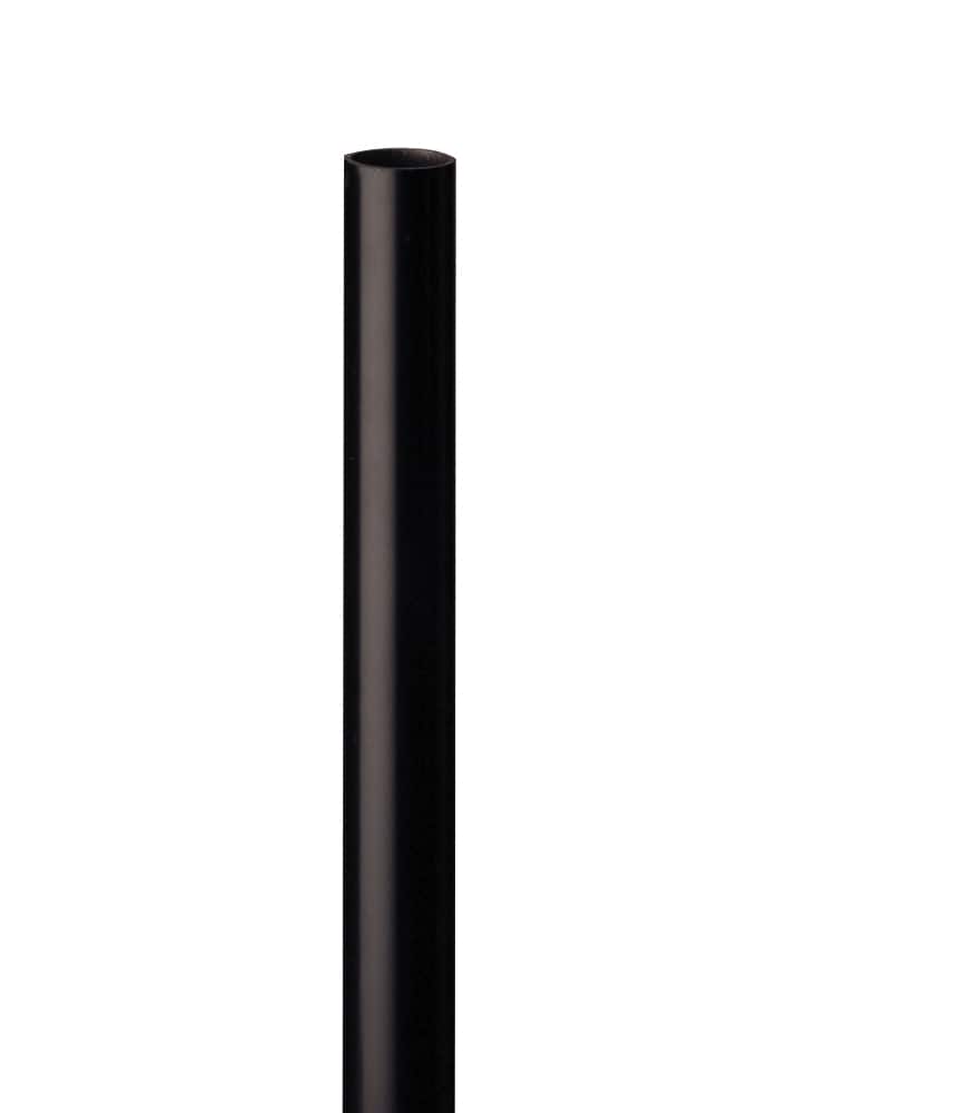 Deckorators 3/4-in x 26-in Black Aluminum Round Deck Baluster (10-Pack)