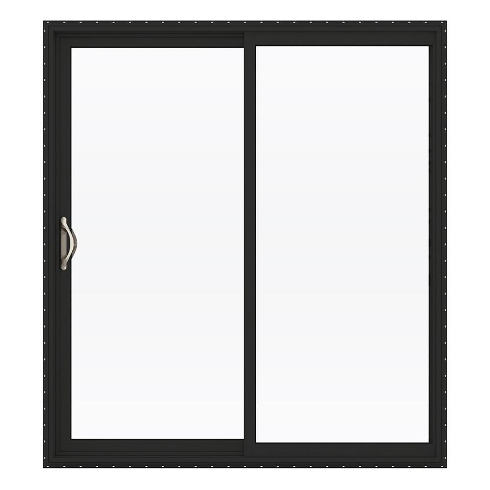 JELD-WEN 60-in x 80-in Vinyl Sliding, Left-hand sliding – primary product view
