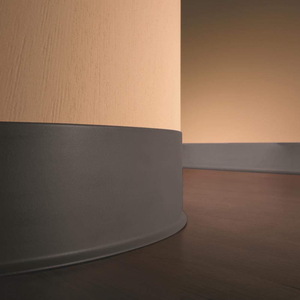 Flexco 2.5-in x 120-ft Charcoal Vinyl Wall Base