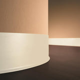Flexco 2.5-in Almond Vinyl Floor Base, 120-ft Coil