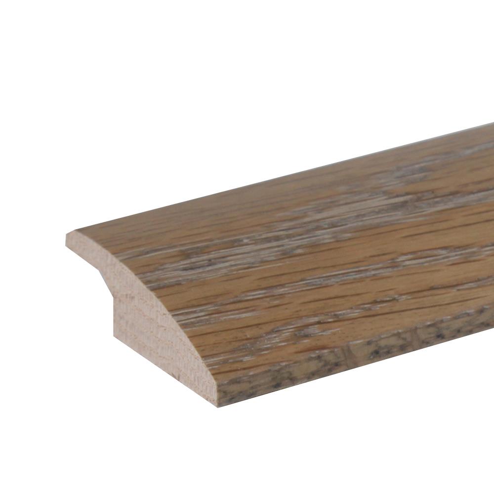 Flexco Silver Gray 0.625-in T x 2-in W x 78-in L Solid Wood Reducer