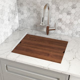 Ruvati Stainless Steel Undermount Laundry Sink with Drain - 21" x 18"