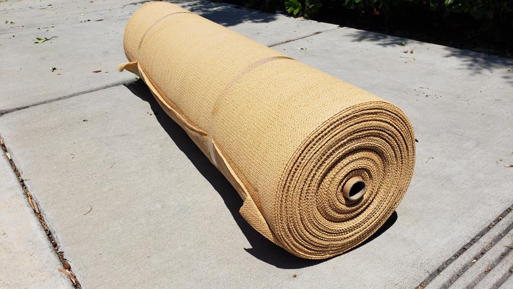 NCSNA 6-ft H x 100-ft W Beige Tan Hdpe Chain Link Fence Screen